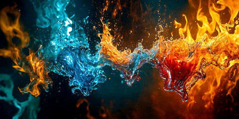 Beautiful colorful abstract background with highlights
