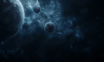 Cosmic star nebula background illustration