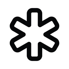 Obraz premium An amazing vector of medical symbol, editable icon