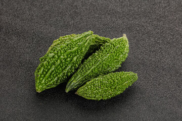 Green raw bitter lemon vegetables
