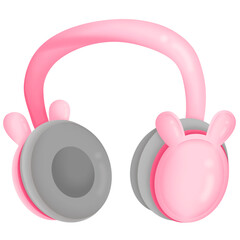 pink headset