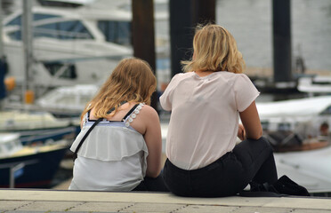 Frauen bei der Pause