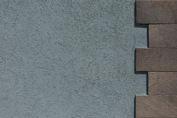 Background with decorative effect elements on the wall