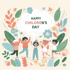 Fototapeta premium Joyful Celebrations: Children's Day on June 9th