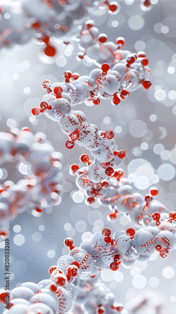 Poster intricate alpha helices and beta sheets a highdefinition molecular model of a complex protein