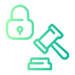 auction gradient icon