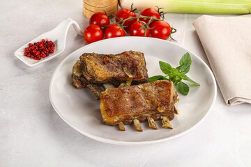 Roasted Lamb ribs with spices