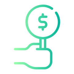 Bid gradient icon