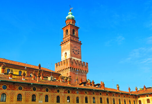 Bramante Tower in Vigevano,Italy