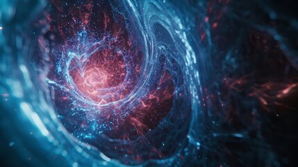 Fototapeta premium Glimpse into the Pulsating Heart of Technology