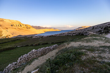 sunset in the mountains
