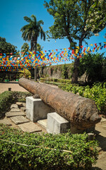 Cannon at Fort San Pedro in Cebu, Philippines