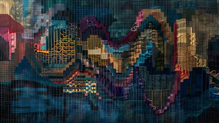 Intricate Designs Woven from Binary Code