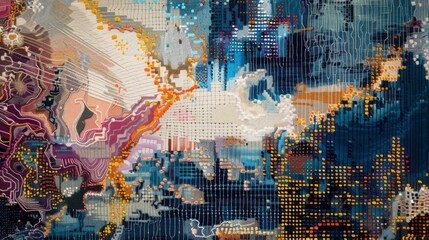 Intricate Designs Woven from Binary Code