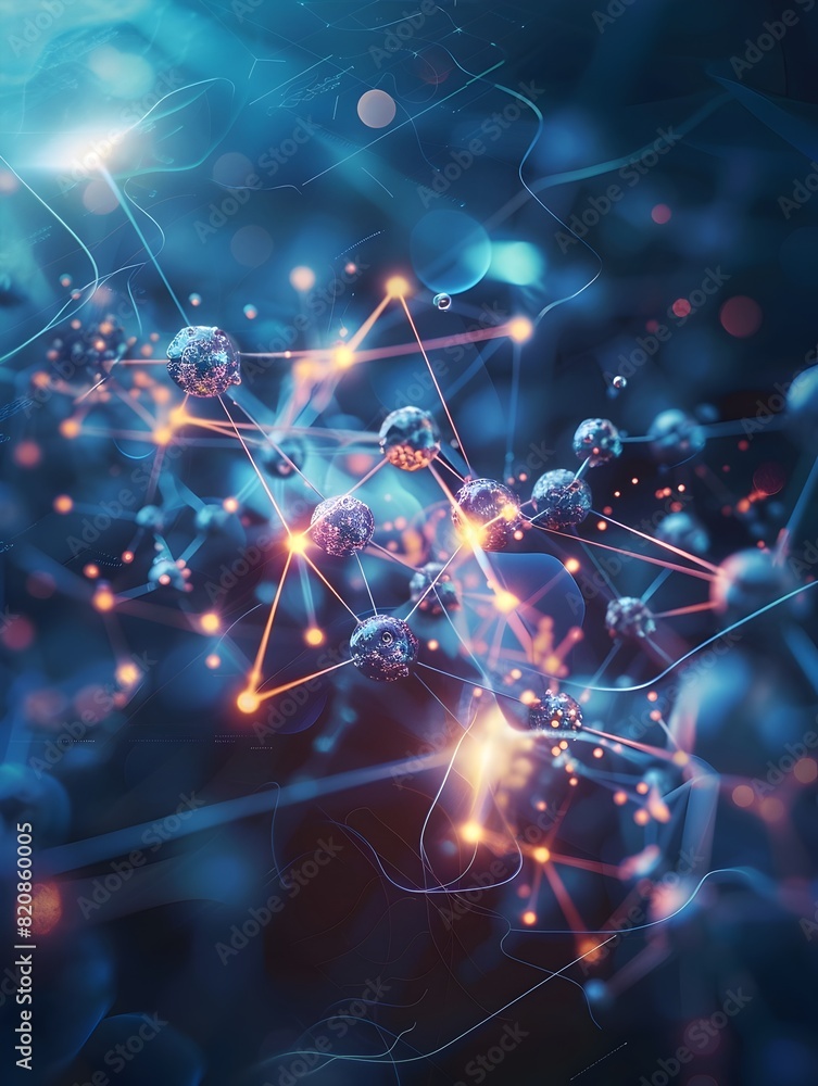Poster molecular structures in flux a dynamic radiant energy simulation in digital