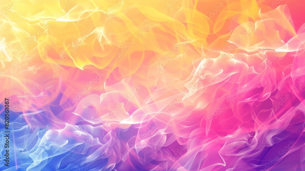 Poster Modern colorful smoke background with an abstract design...