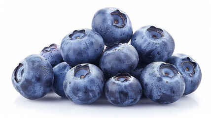 Blueberry Blueberries Bilberry Bilberries, many angles and view side top front sliced halved bunch cut isolated on transparent background cutout, Mockup template for artwork graphic design