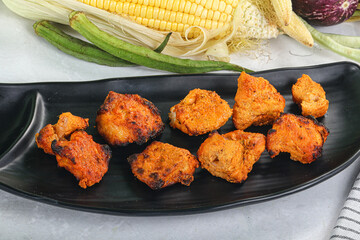 Indian cuisine - Fish Tikka barbecue