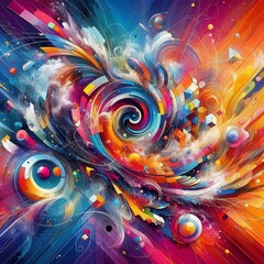 Wallpaper, Hintergrund: bunt und  abstrakt