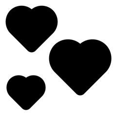 Heart Icon in Solid Style