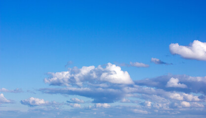 Huge clouds in the sky