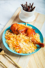 delicious arabic food on non isolated background 