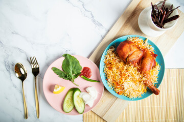 delicious arabic food on non isolated background 