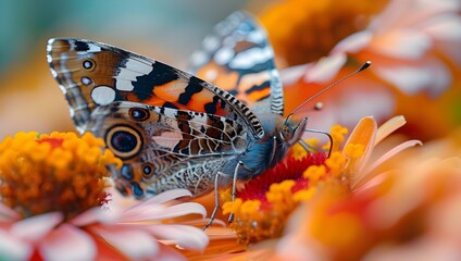 The magic of a beautiful little butterfly