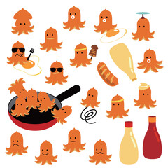 Cute octopus wieners to put in lunch boxes in Japan, © daicokuebisu