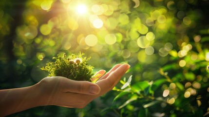 Banner for the main page of the site about eco events. The problem of ecology, safe a planet, green movement. Concept eco earth day.
