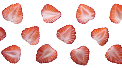 A Tower of Sliced Strawberries