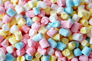 colourful marshmallows background