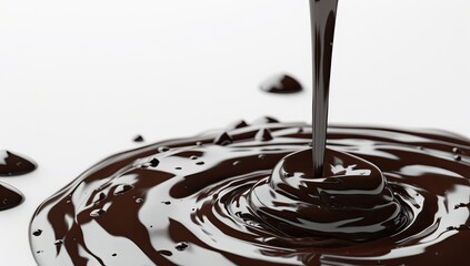 With a mesmerizing flow, liquid chocolate fills the space with its irresistible scent.