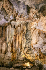 stalactites and stalagmites