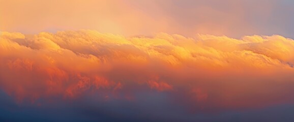 Fototapeta premium The Sky Is Painted In Vibrant Hues As The Sun Sets, Casting A Warm, Golden Glow Over The Landscape, Standard Picture Mode