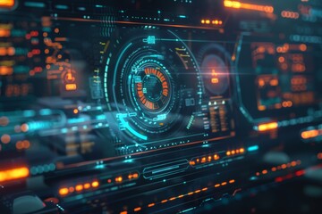 Hi-tech business video conferencing. Beautiful simple AI generated image in 4K, unique.