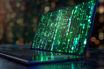 A digital file with information displayed on a computer screen.