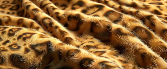 An Abstract Representation Of Fur, Its Patterns And Textures Blending Into A Visually Captivating...