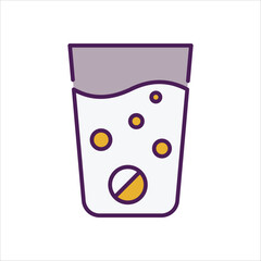 Effervescent vector icon