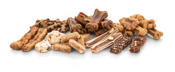 Obraz premium An Assortment Of Soft Dog Snacks, Perfect For Treating Our Furry Friends