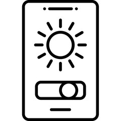 Brightness Sensor Icon