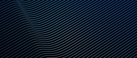 Abstract futuristic - technology with polygonal shapes on dark blue background. Design digital technology concept. 3d illustration.