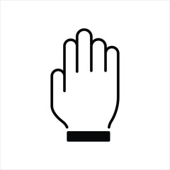 Glove vector icon
