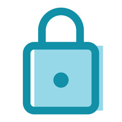 lock icon for illustration