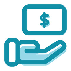 profit icon for illustration
