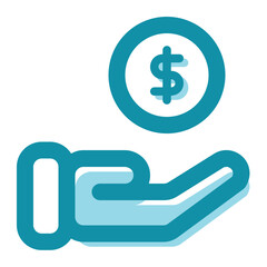 profit icon for illustration