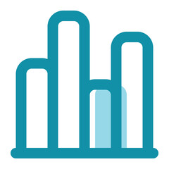 chart icon for illustration