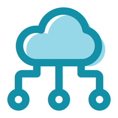 cloud icon for illustration