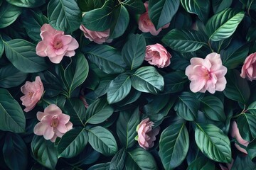 Beautiful botanical floral background.