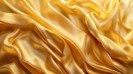 Fototapeta premium Elegant abstract golden soft fabric waves background